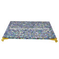 CPA-MPG New Zealand Paua Shell Table Mat with Golden Corner